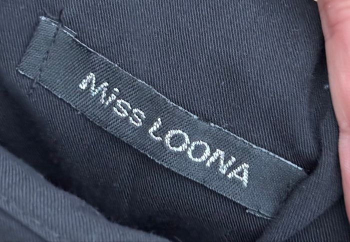 🖤 Jupe noire à nœud taille haute – Miss Loona – Taille unique - photo numéro 4