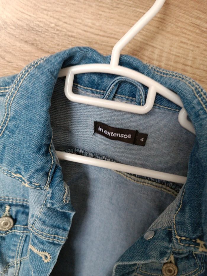 Veste en jean fille 4 ans - photo numéro 7