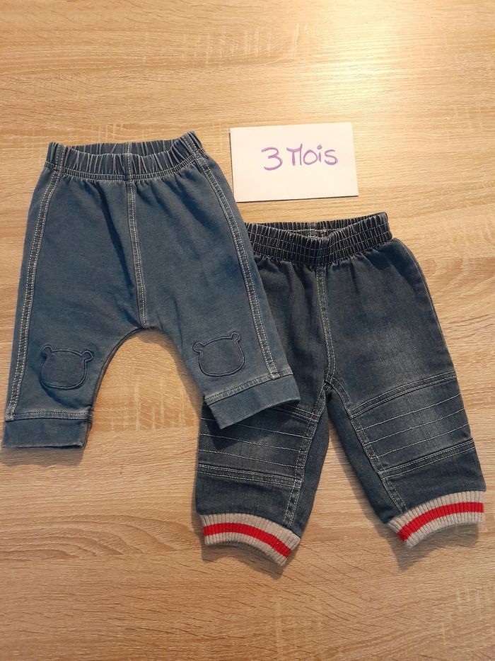 Lot pantalon jean 3mois