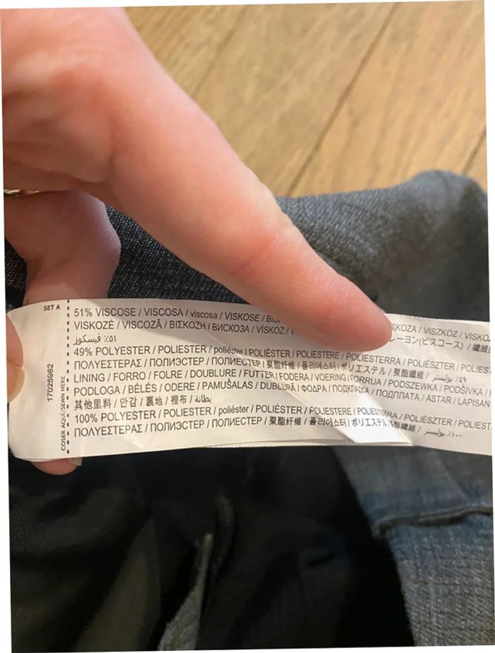 Pantalon gris Mango taille 36 - photo numéro 5