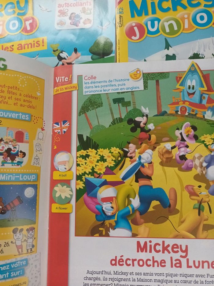 Lot de 4 magazines Mickey junior 3-6 ans - photo numéro 6