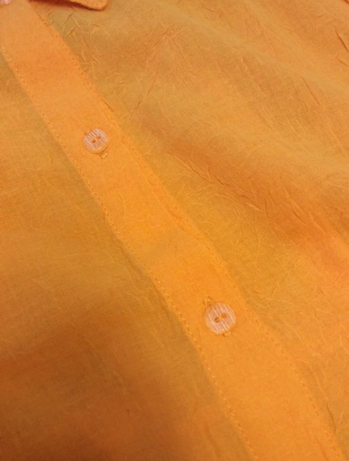 Chemise ML jaune orangé - Marèse - 3ans - photo numéro 3