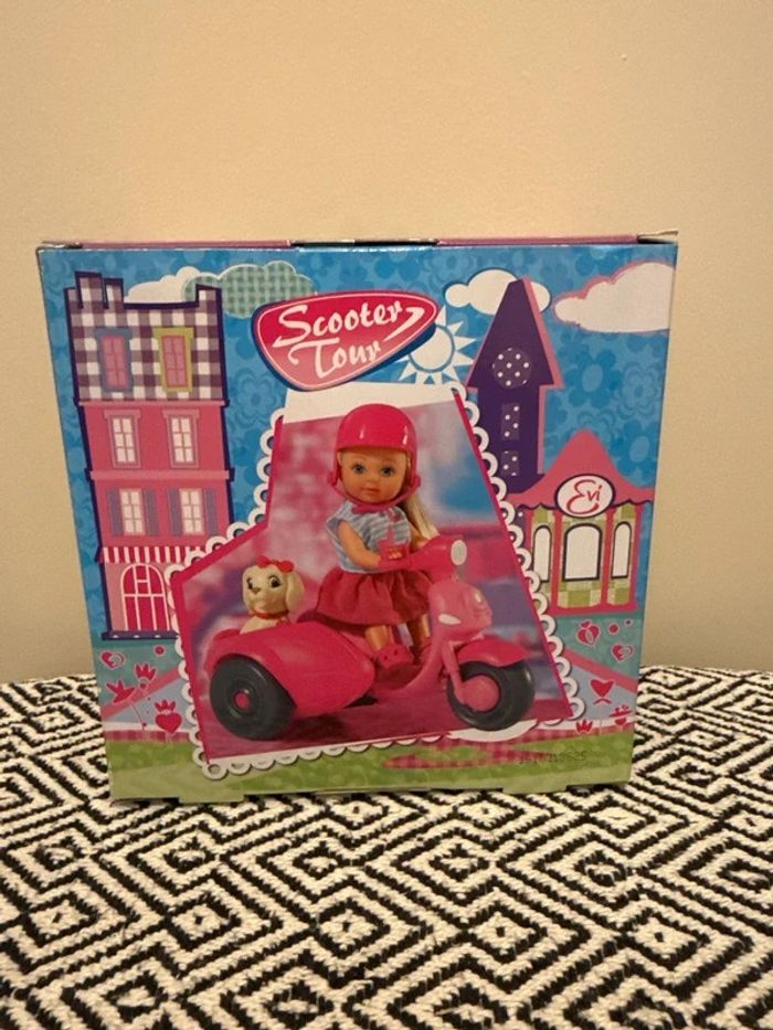 Simba - Coffret Poupée Evi Love scooter tour et son petit chien. - photo numéro 2