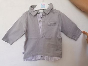 Tee-shirt manches longues garçon 3 mois