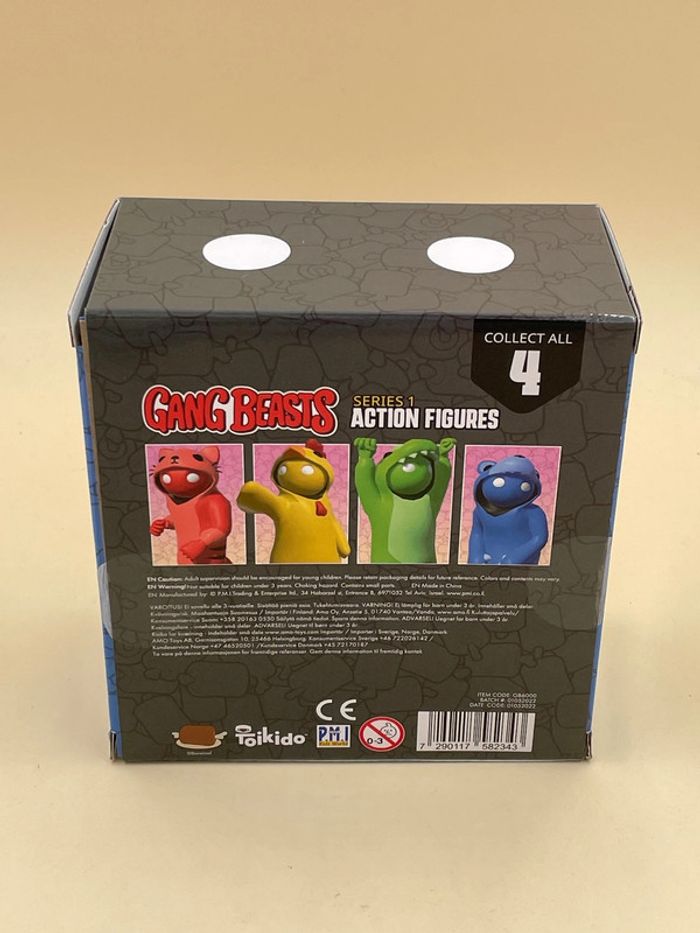 Figurine Gang Beasts rouge 12 cm Toikido neuf - photo numéro 2
