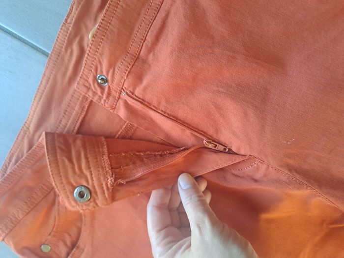 Pantacourt Orange Taille 48 - photo numéro 5