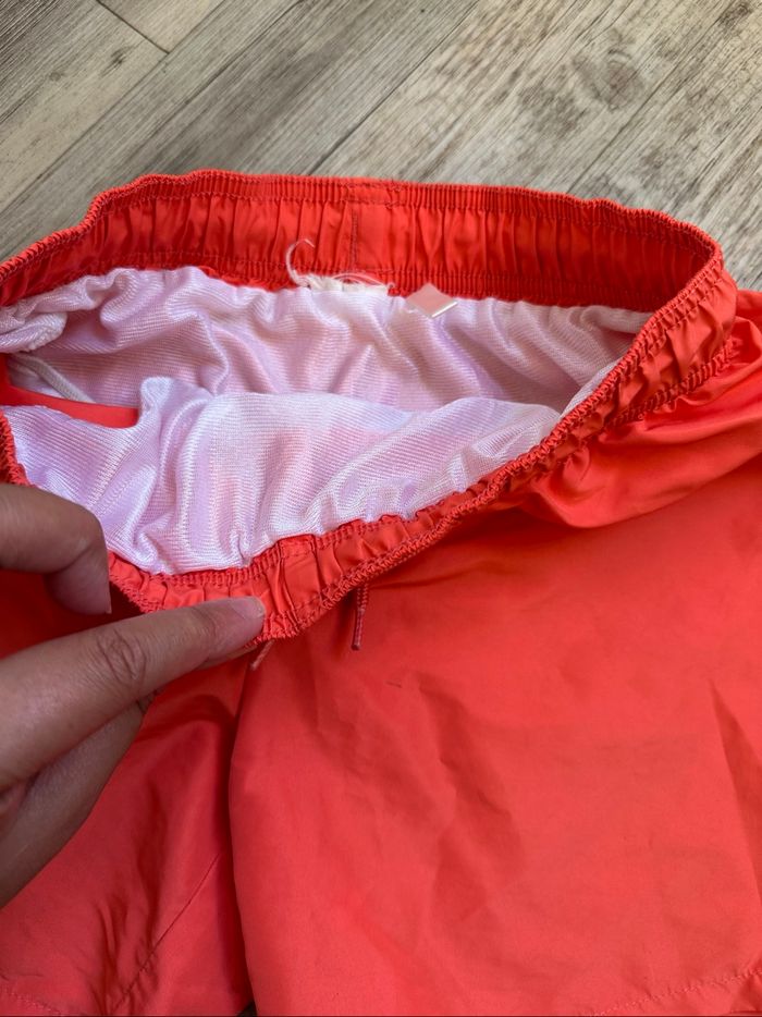 Short de bain corail orange h&m 10/12 ans - photo numéro 3