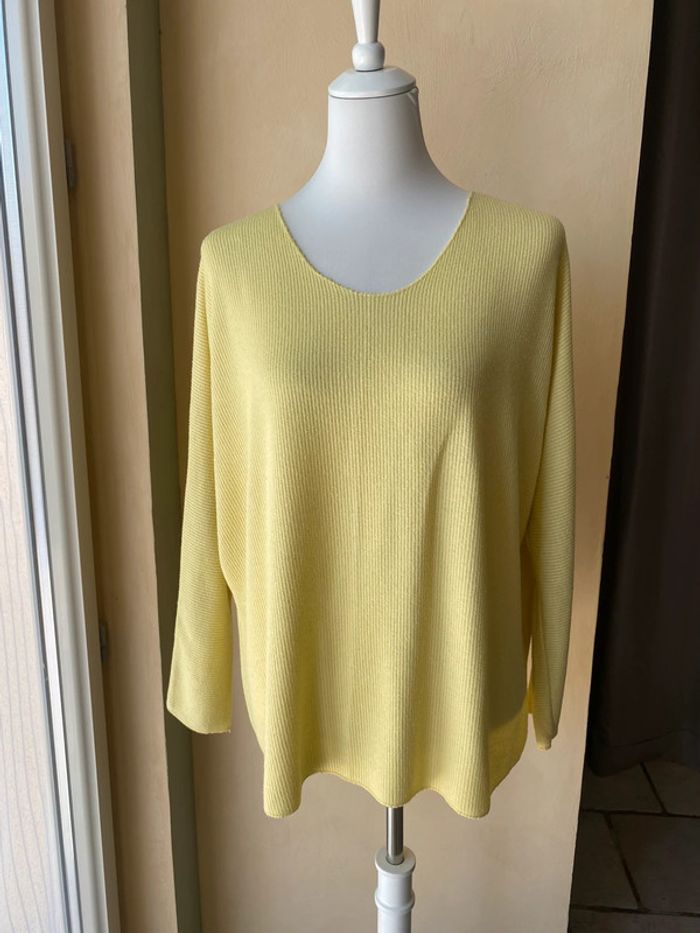 Pull jaune pastel New Collection TU - photo numéro 3