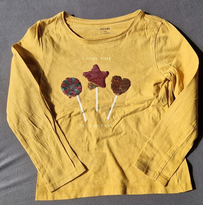 Lot de 4 tshirts manches longues taille 116cm 6 ans - photo numéro 3