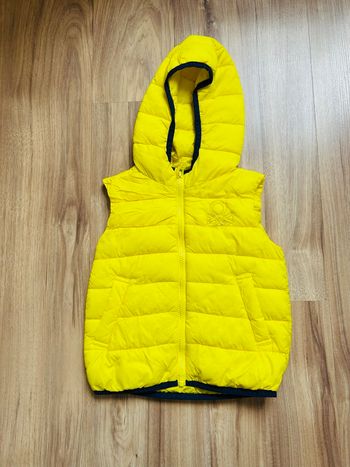 Doudoune jaune unie Enfant United Colors Of Benetton Tailles 18-24 Mois