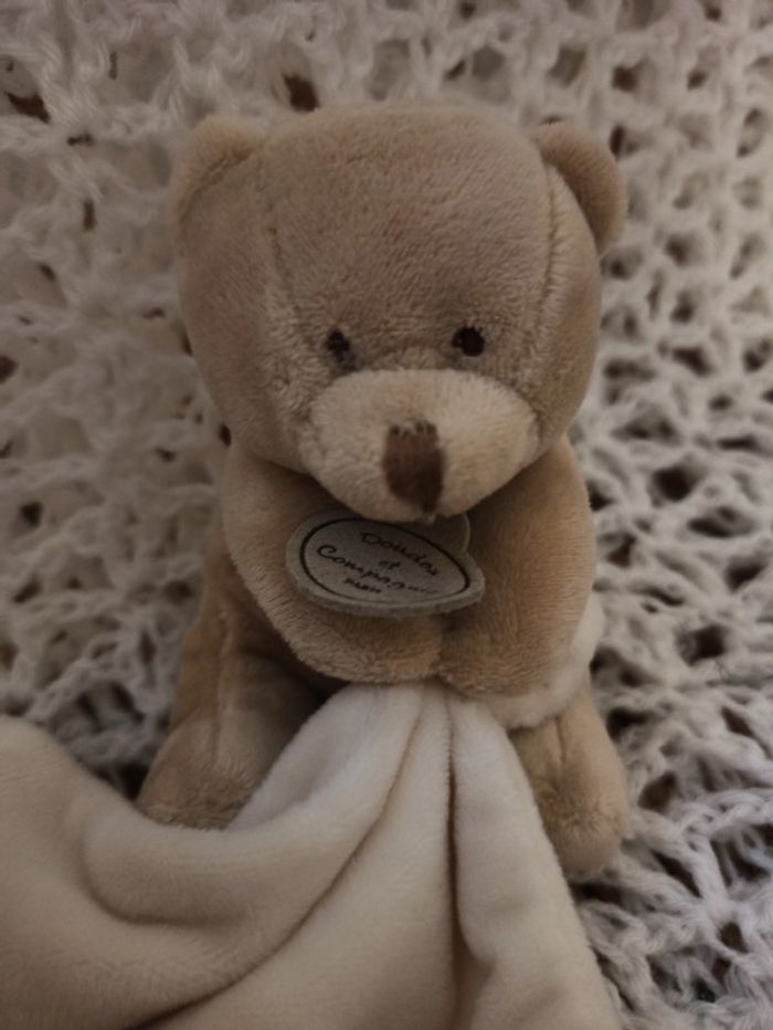 Doudou ours mouchoir - photo numéro 4