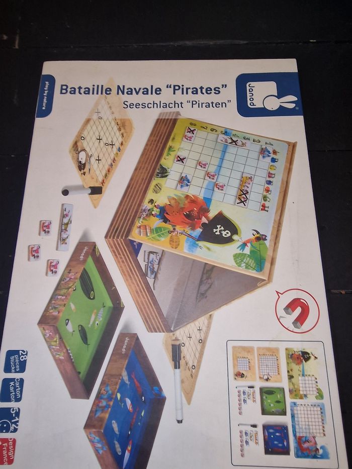 Jeu de touché-coulé revisité sur le thème des pirates. - photo numéro 2