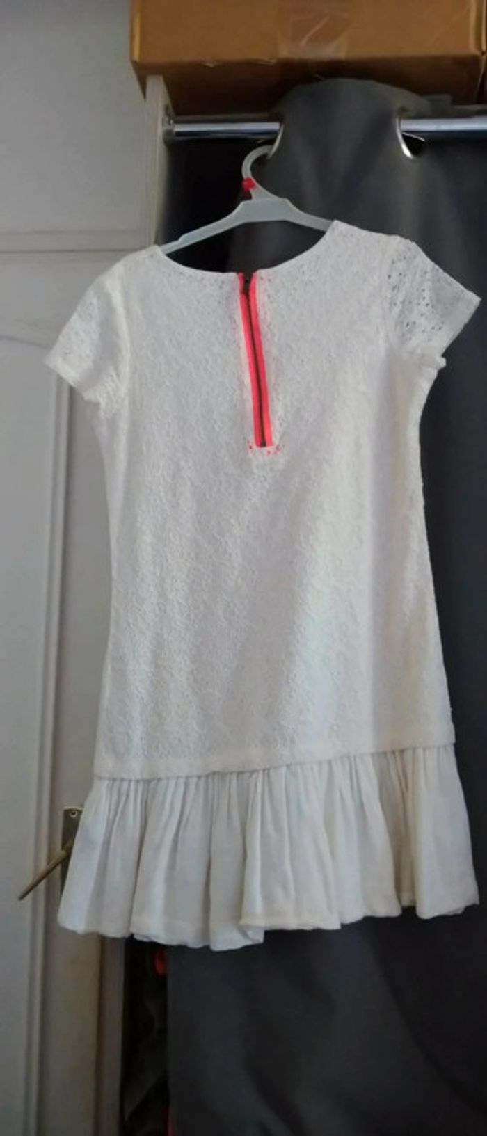 Robe de cérémonie en dentelle blanc fille 10 ans la redoute - photo numéro 9