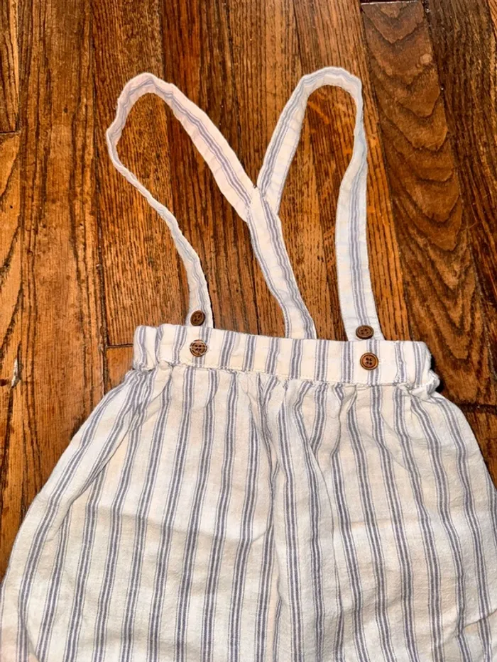 Pantalon salopette Bout’chou  12 mois - photo numéro 2