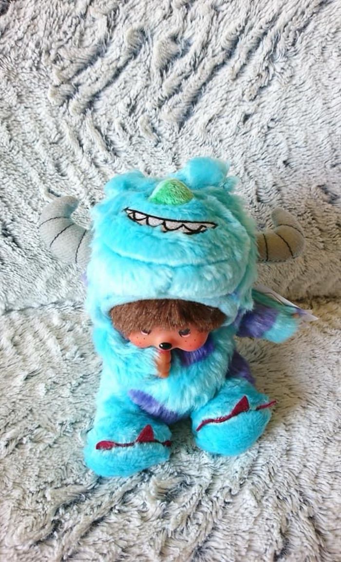 Peluche Collection Style Monchichi Monstres et Compagnie Sully - photo numéro 3