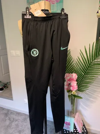 Bas de survêtement foot chelsea Nike bleu 12 ans