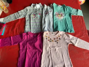 Lot 5 tee-shirts 5 ans