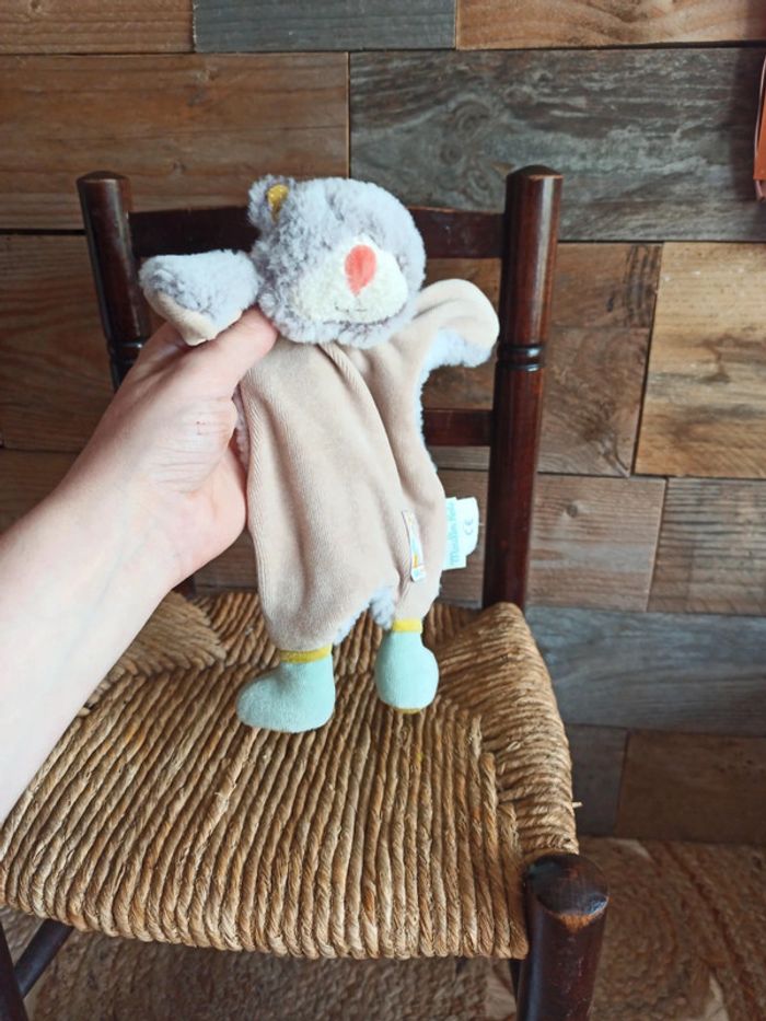 Doudou chat biscotte et pompon moulin roty - photo numéro 3