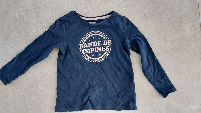Tee-shirt manches longues fille vertbaudet 4 ans