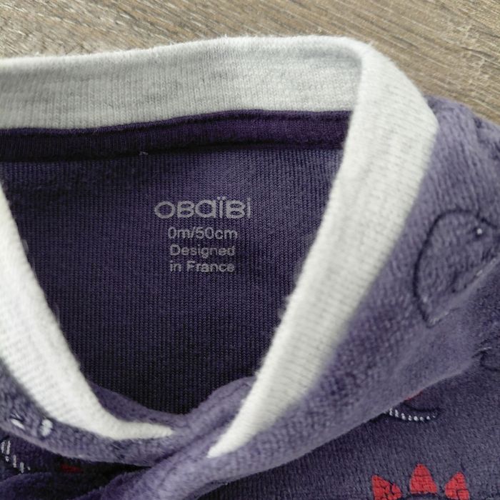 Obaïbi- pyjama 0 mois/ 50 cm - photo numéro 2