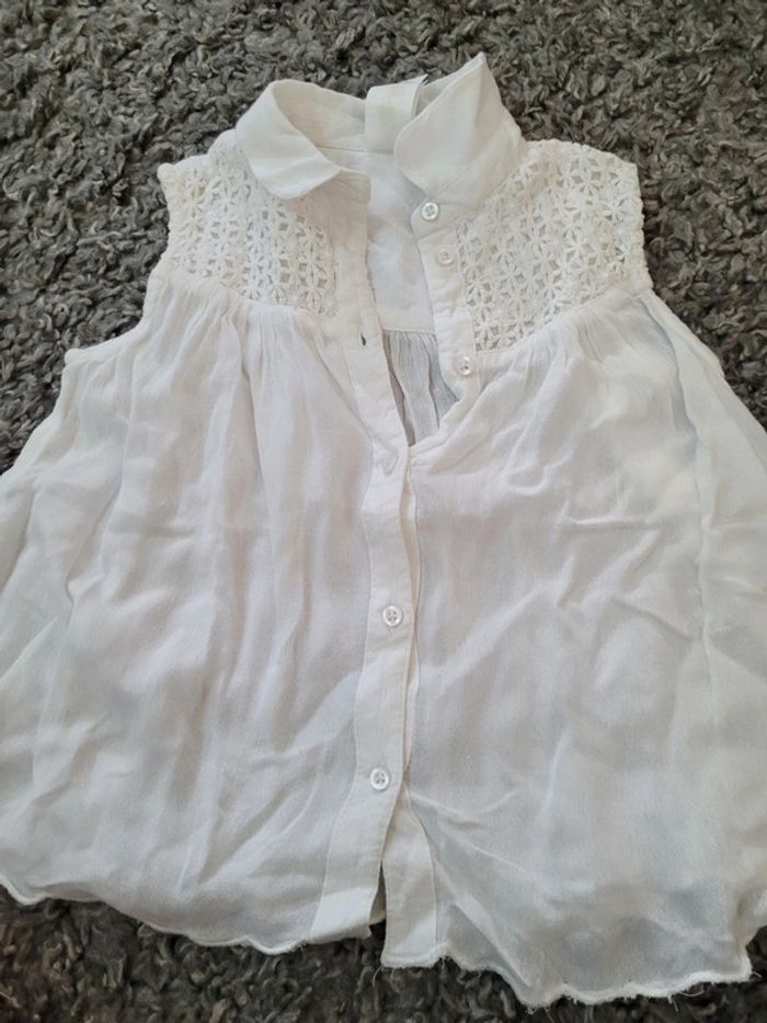 Blouse sans manche 4 ans