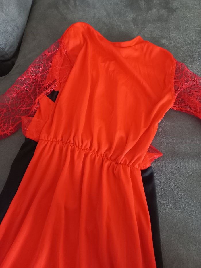 Robe déguisement halloween fille 6/8 ans - photo numéro 2