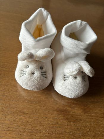 Chaussons lapin blanc