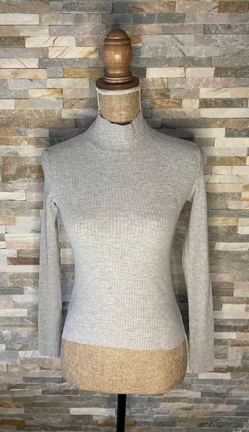 Pull fin gris BERSHKA taille XS