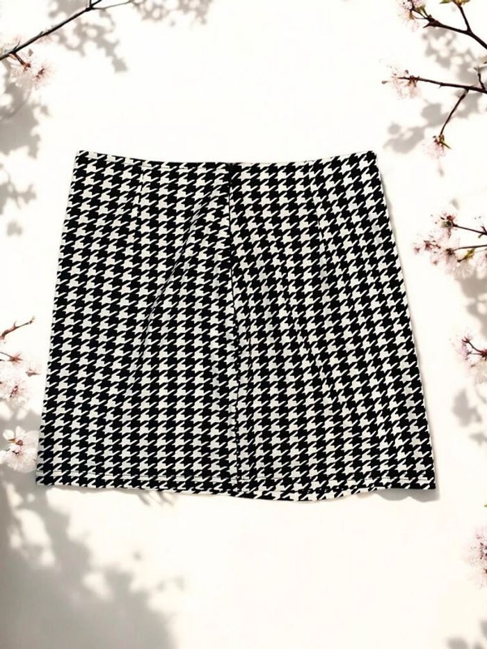 🎀Jupe shein noire et blanche comme neuve ,femme taille M🎀 - photo numéro 5
