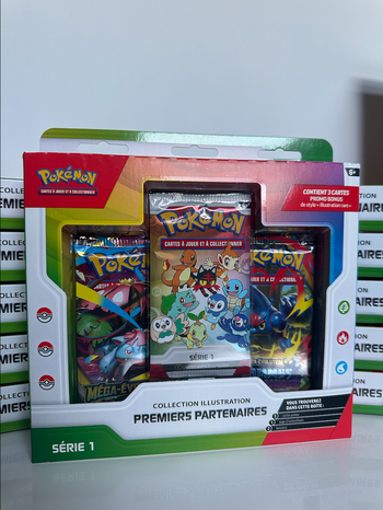 Coffret Pokémon collection illustration premiers partenaires série 1 (Neuf/Scellé)