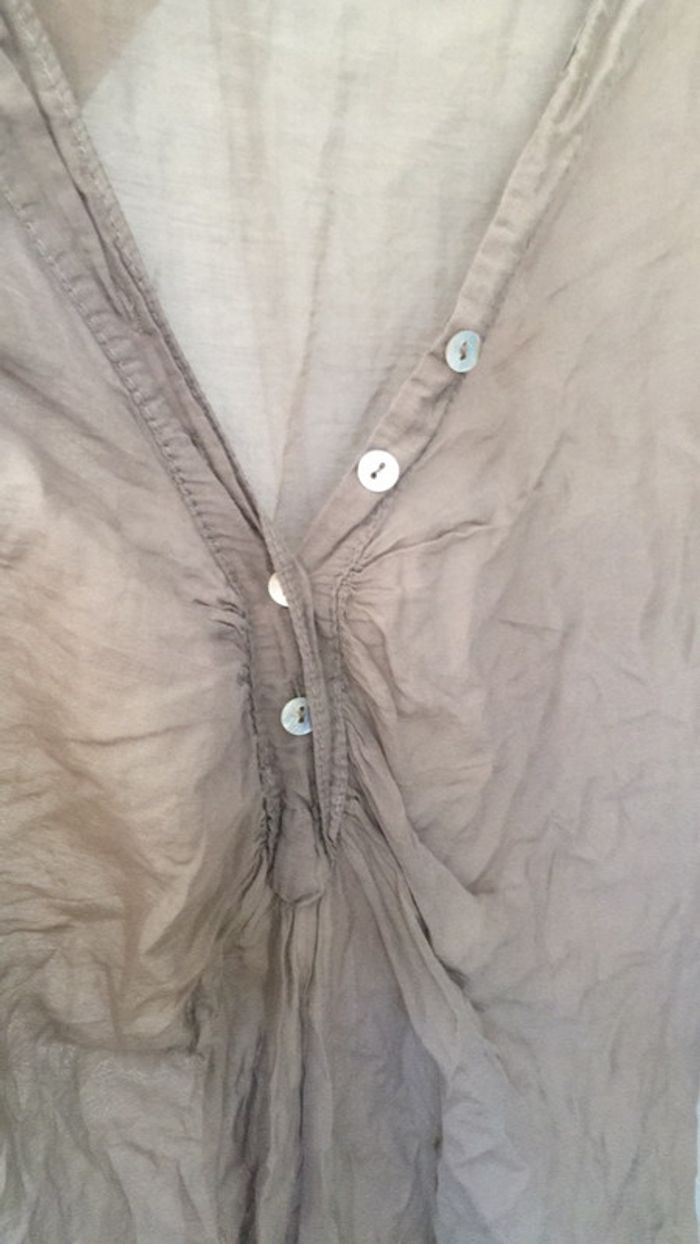 Robe voile beige pour l'été - photo numéro 5