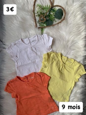 T-shirt 🌺 9 mois 🌺 Orchestra