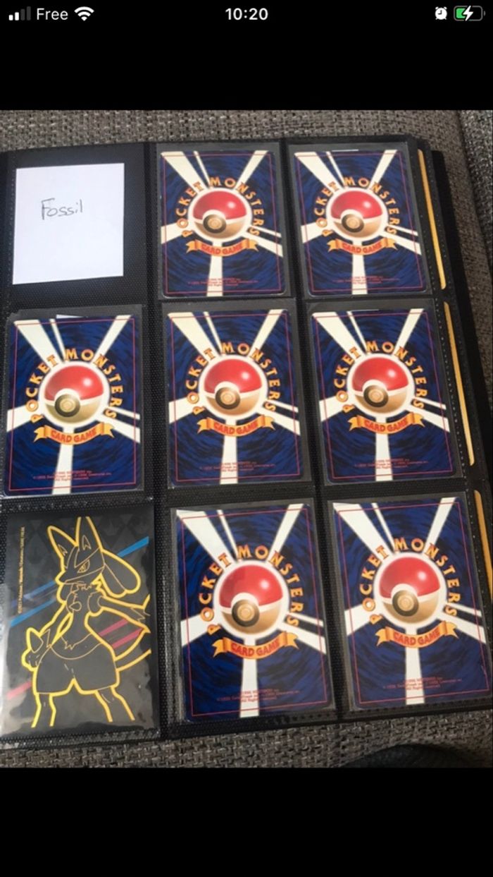 Pokemon 30 cartes Fossil jap - photo numéro 2