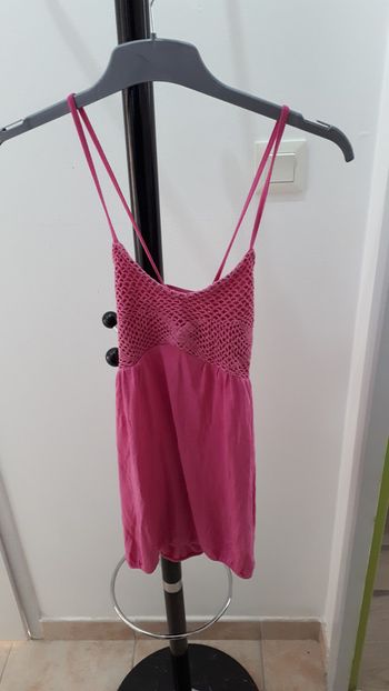 Débardeur bretelles croisées avec crochet sur la poitrine Taille M