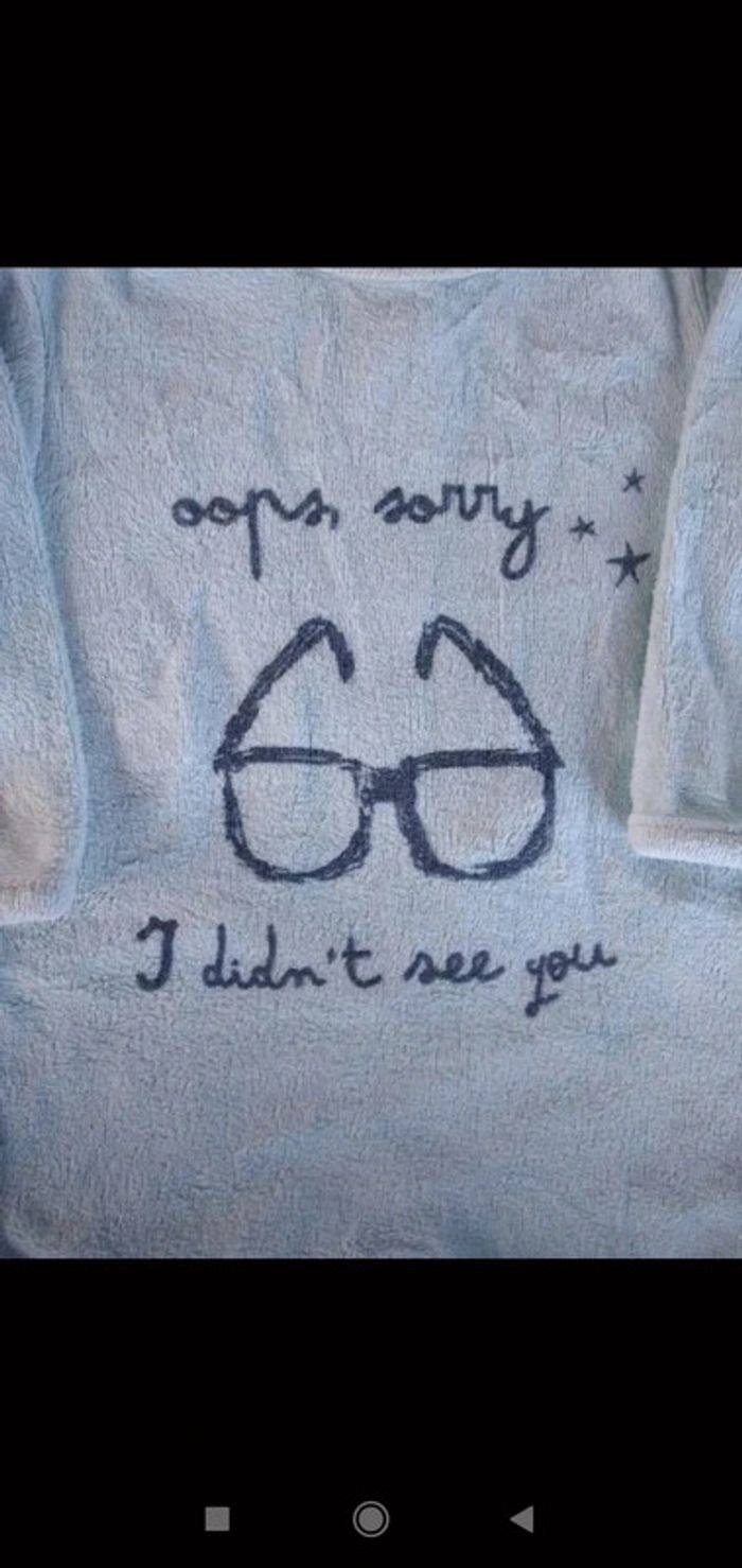 Pyjama grenouillère velours Garçon 1 mois Kiabi lunettes - photo numéro 4