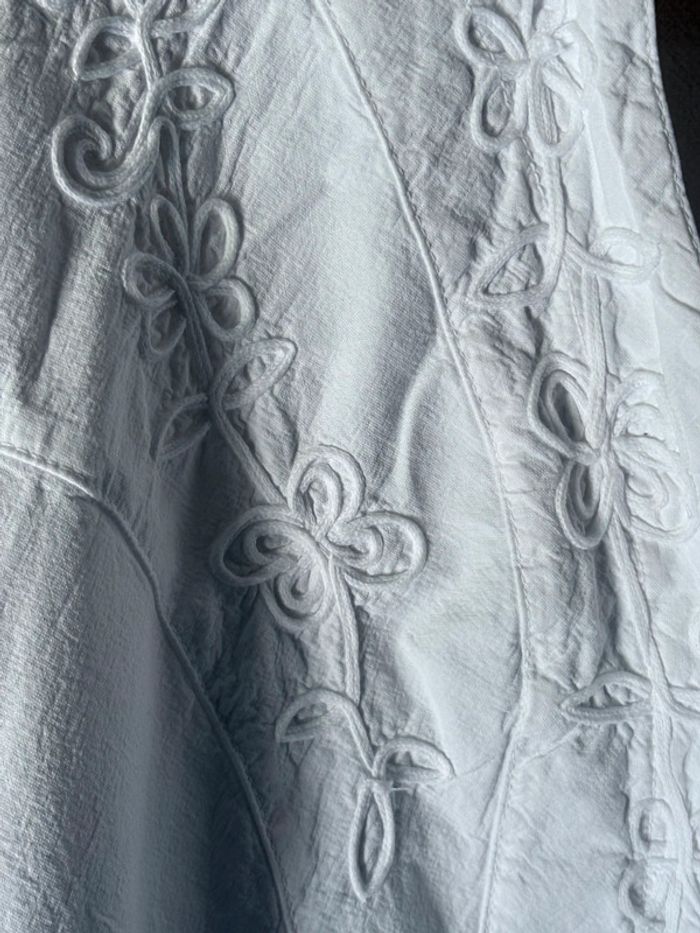 Magnifique sur chemise ou Petit blouson léger La Cotonnière T4 blanche - photo numéro 3