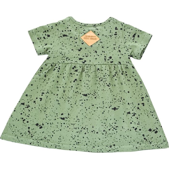 Robe à manches courtes 9 mois en coton et élasthanne Little Indians - photo numéro 2
