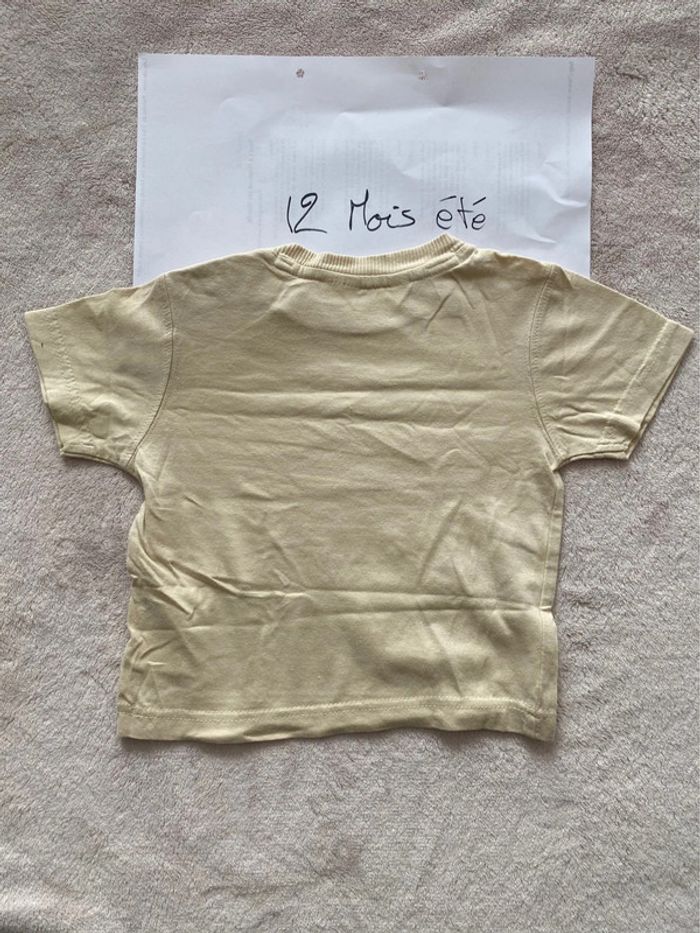 Lot de 2 T-shirts 👕 et 1 chemise 👔 manches courtes - 12 mois - Disney, Kid Kanaï, In extenso - TBE - photo numéro 8