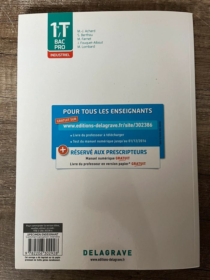 1re/tle bac pro PSE - photo numéro 2