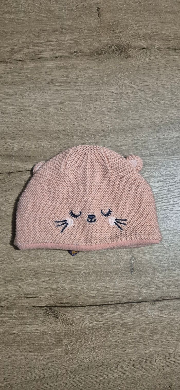Bonnet chaud en maille 2-3 ans