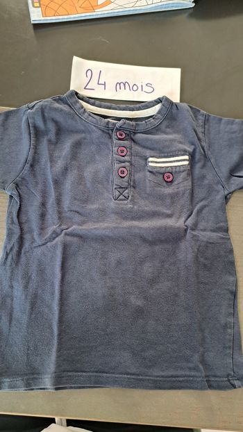 Tshirt manches courtes 24 mois