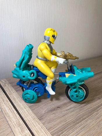 Figurine jouet moto véhicule power rangers vintage bootleg ko