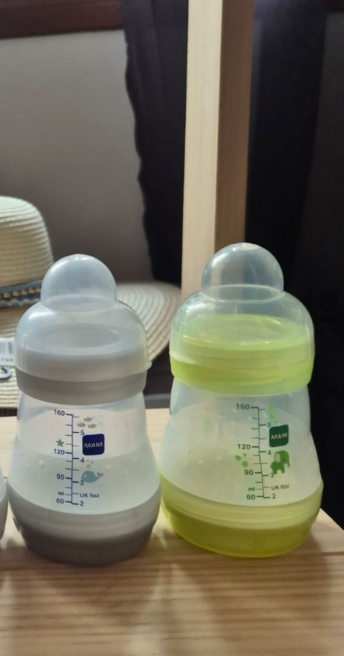 Lot 5 biberons mam 160ml - photo numéro 2