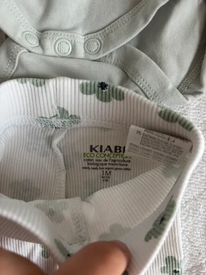 Ensemble vert d’eau bébé fille taille 1 mois - photo numéro 14