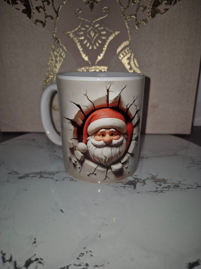Mugs père Noël 3d - photo numéro 2