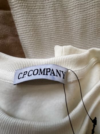 Pull C.P. Company blanc – Neuf avec étiquette – Taille L