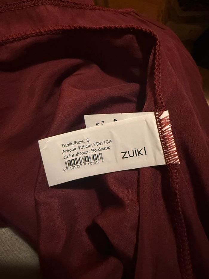 Blouse bordeaux - photo numéro 8