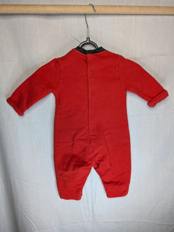 Combinaison rouge Kenzo bébé 3 mois – Red Kenzo baby jumpsuit 3M - photo numéro 4