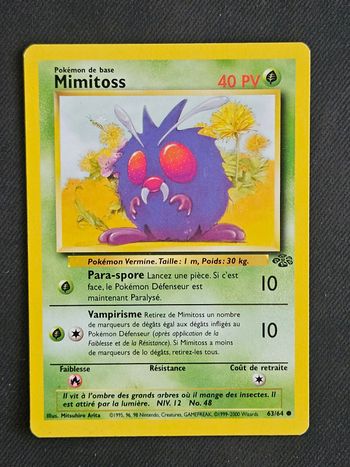 Carte Pokemon Mimitoss Jungle 63/64