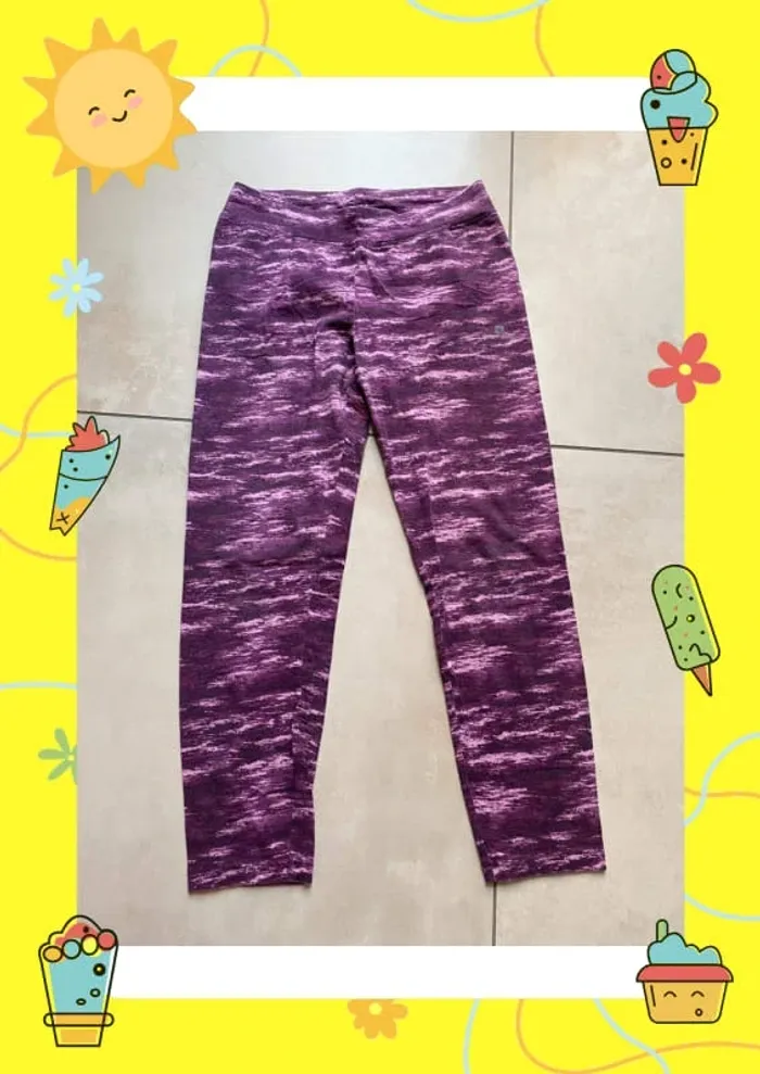 Legging violet domyos